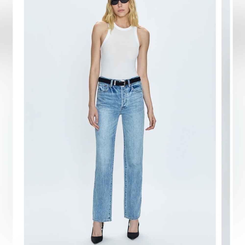 Pistola Women's Sky Blue High Rise Jeans